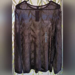 Uniqlo Women's Lace Crew Neck Sweater